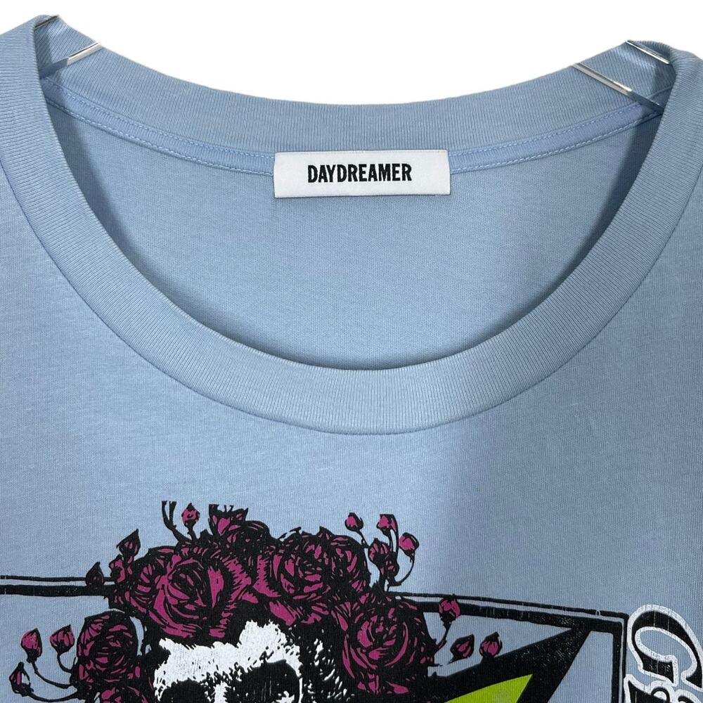 Daydreamer Grateful Dead Bertha Skull Banded Tee Large Blue Graphic New Flaw - Picture 7 of 9
